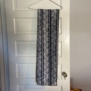 Navy and White Shower Curtain